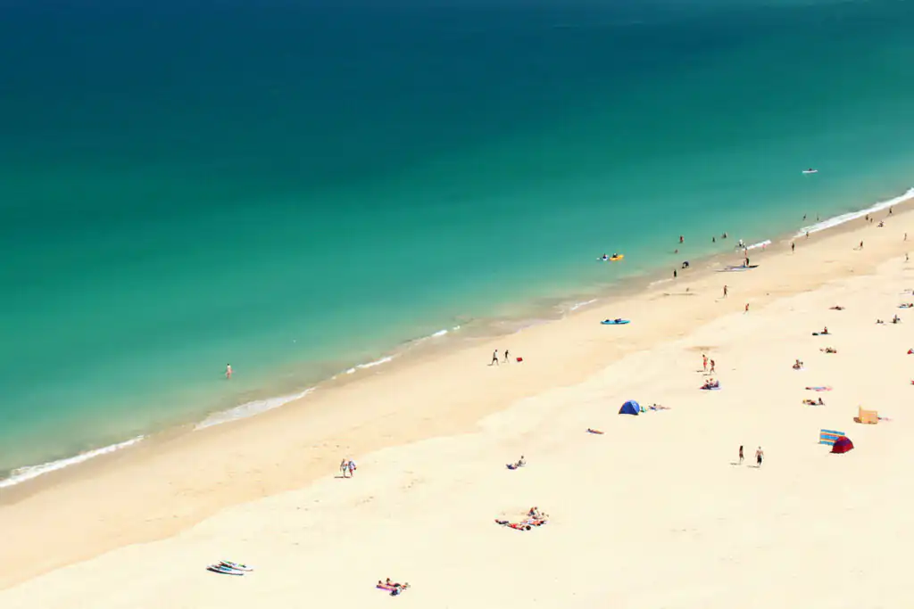Carbis bay beach swimmers